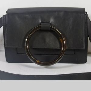 Lupo Barcelona Black Leather Crossbody Bag